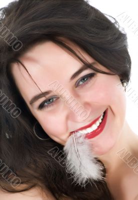 portrait of the nude girl