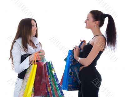 Business lady shopping
