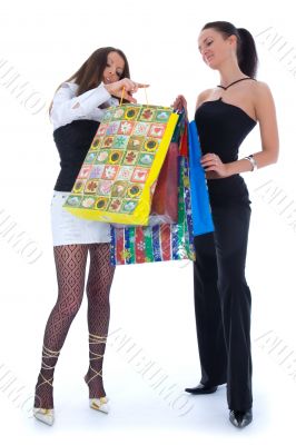 Business lady shopping