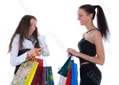 Business lady shopping