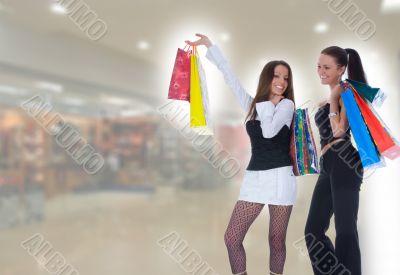 Business lady shopping
