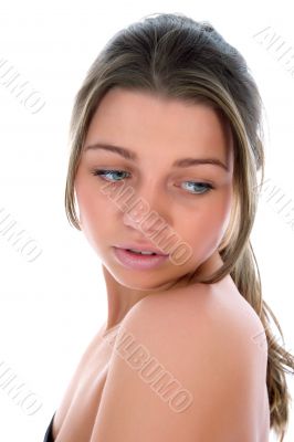 portrait of the nude girl