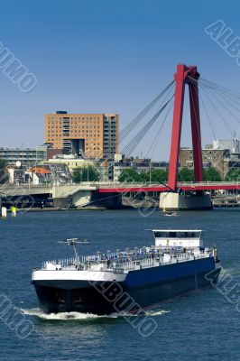 Rotterdam. Maas and Willemsbrug