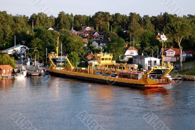 archipelago baltic bay coastline craft