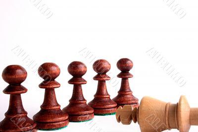 Black pawns