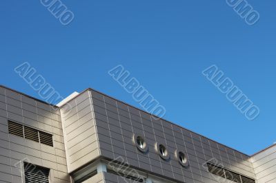 Fragment of modern office building