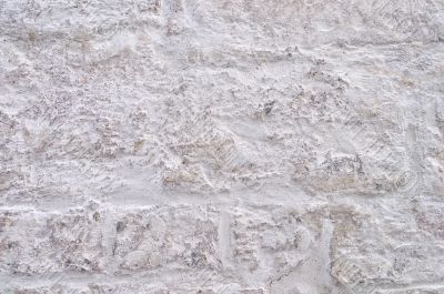 White rough brick wall background