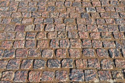 Block pavement background