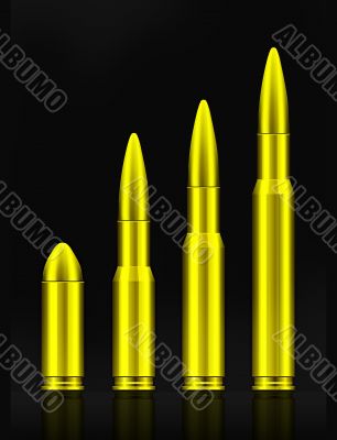 Set of bullets 
