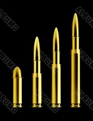 Set of bullets 