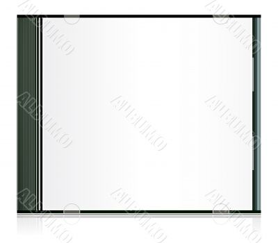 Vector blank cd box