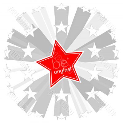 Be original concept illustration