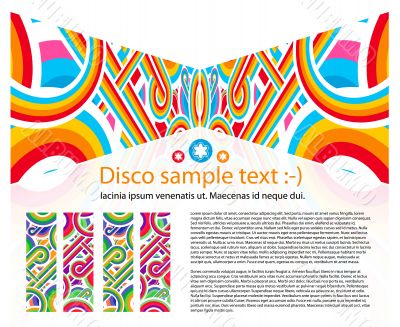 abstract disco background
