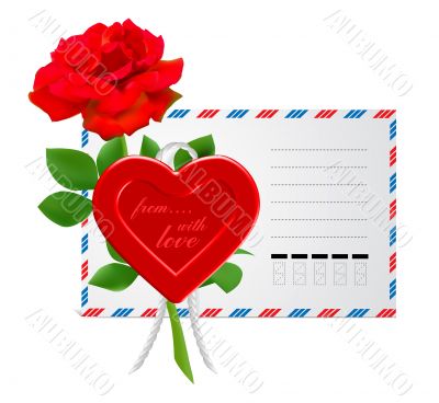 envelope to the St.Valentine