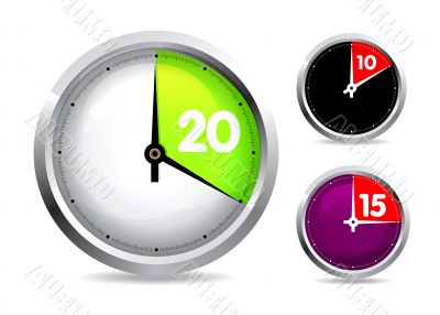 Set of timers 
