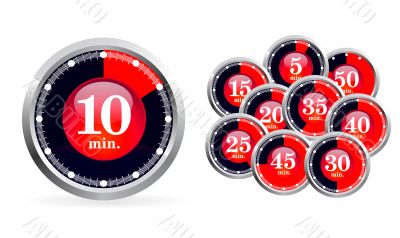 Set of timers 