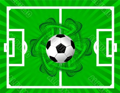 Vector football background