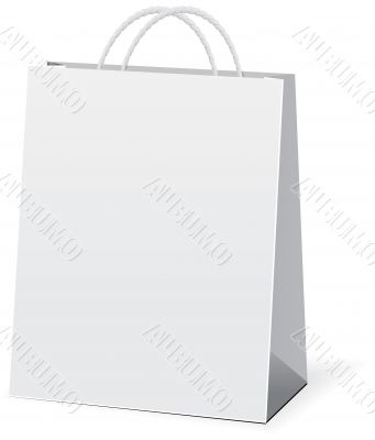 Vector shopping paper bags