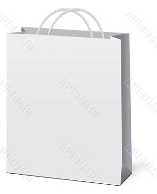 Vector shopping paper bags