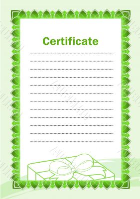 Blank Certificate 
