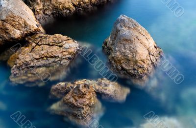 Stones on the water
