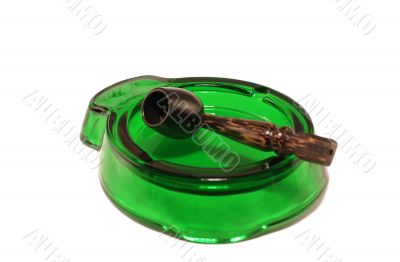 ashtray and pipe