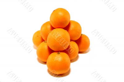 Small group of tangerines