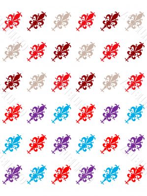Fleur-de-lys color background