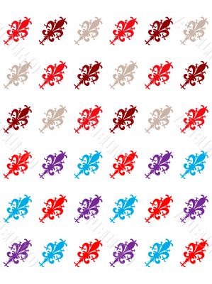 Fleur-de-lys color background