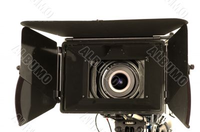 Professional digital video camera.