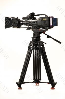 Professional digital video camera.