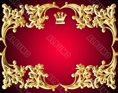 background gold pattern