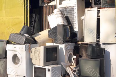 Dump the old broken appliances