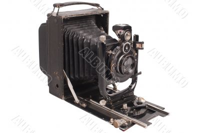 Old camera vintage isolated 