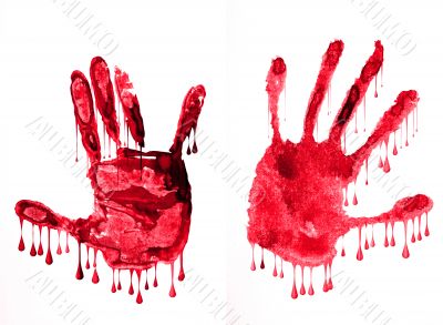 bloody hands