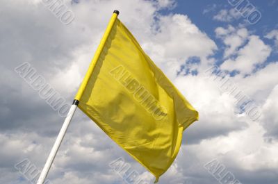 Yellow flag.