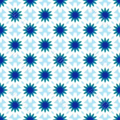 Repeating floral ornament