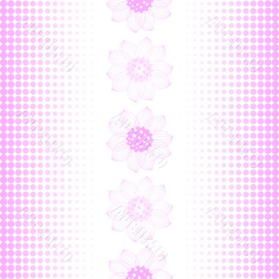 Repeating pink-white pattern