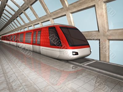 Monorail train