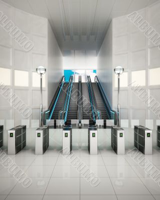 subway station