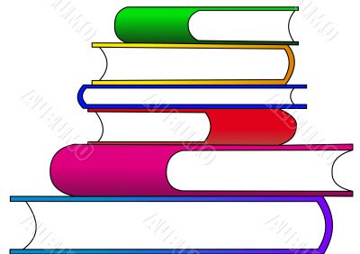 The Pile of the color books