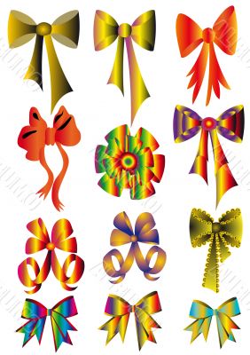  kit small bows different