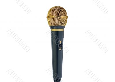 Gold microphone