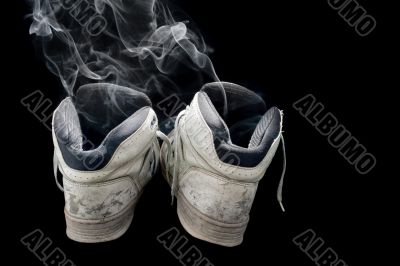 smelly old sneakers