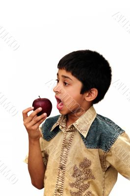 an apple