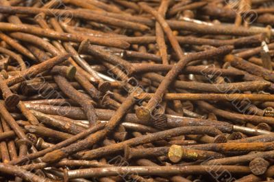 Rusty nails.