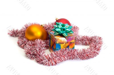Winter holidays attributes.