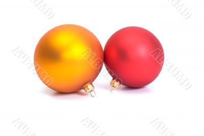 Christmas balls.