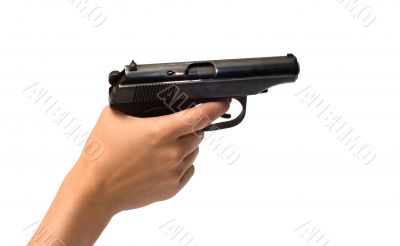 Handgun.