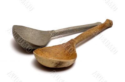 Antique spoons.